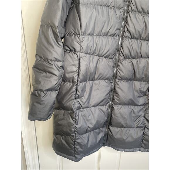 The North Face Metropolis Parka Coat Women's 1X Blk 600 Down Long Winter No Hood - Picture 3 of 16
